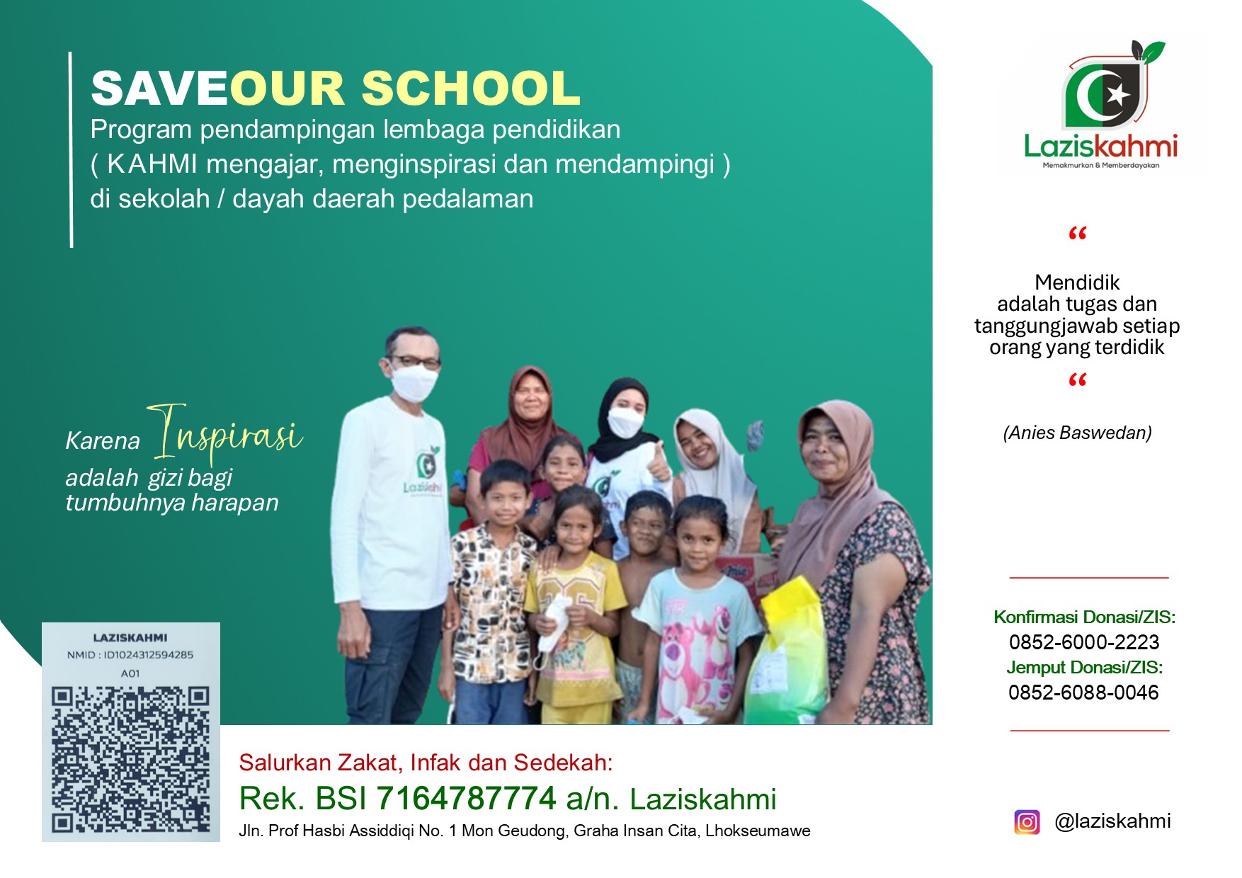 Flyer laziskahmi_Save our school_2026